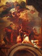 Francesco Solimena St Francis before the Pope oil painting on canvas